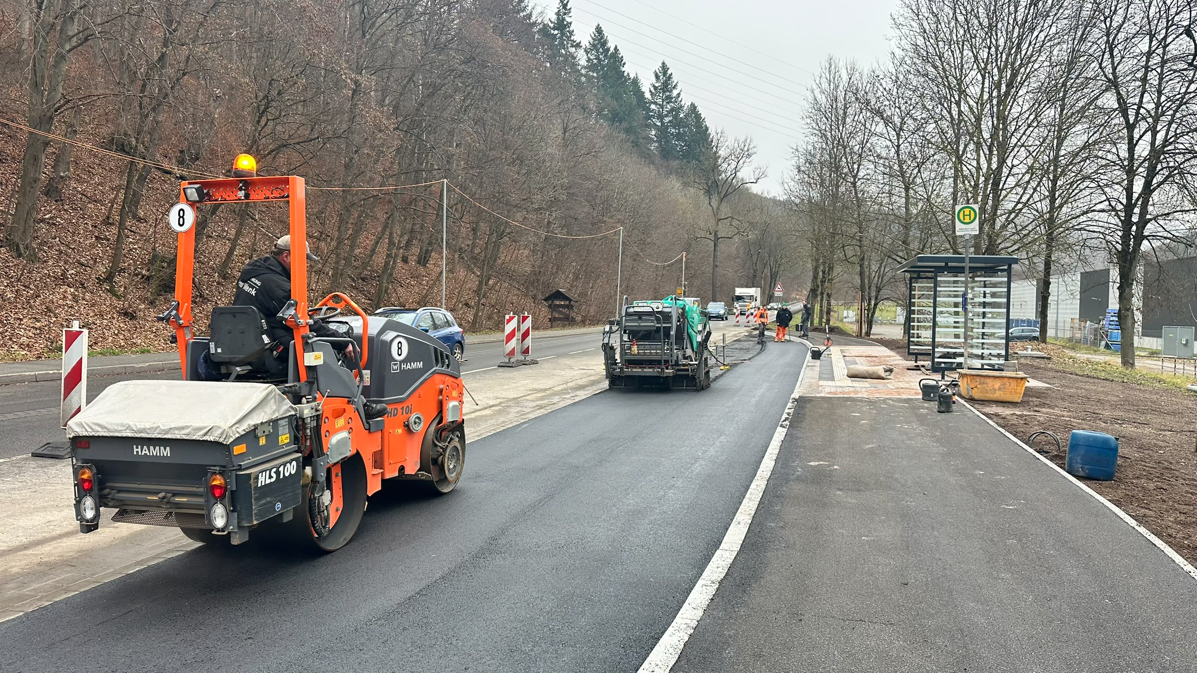 Bushaltestelle in Benshausen